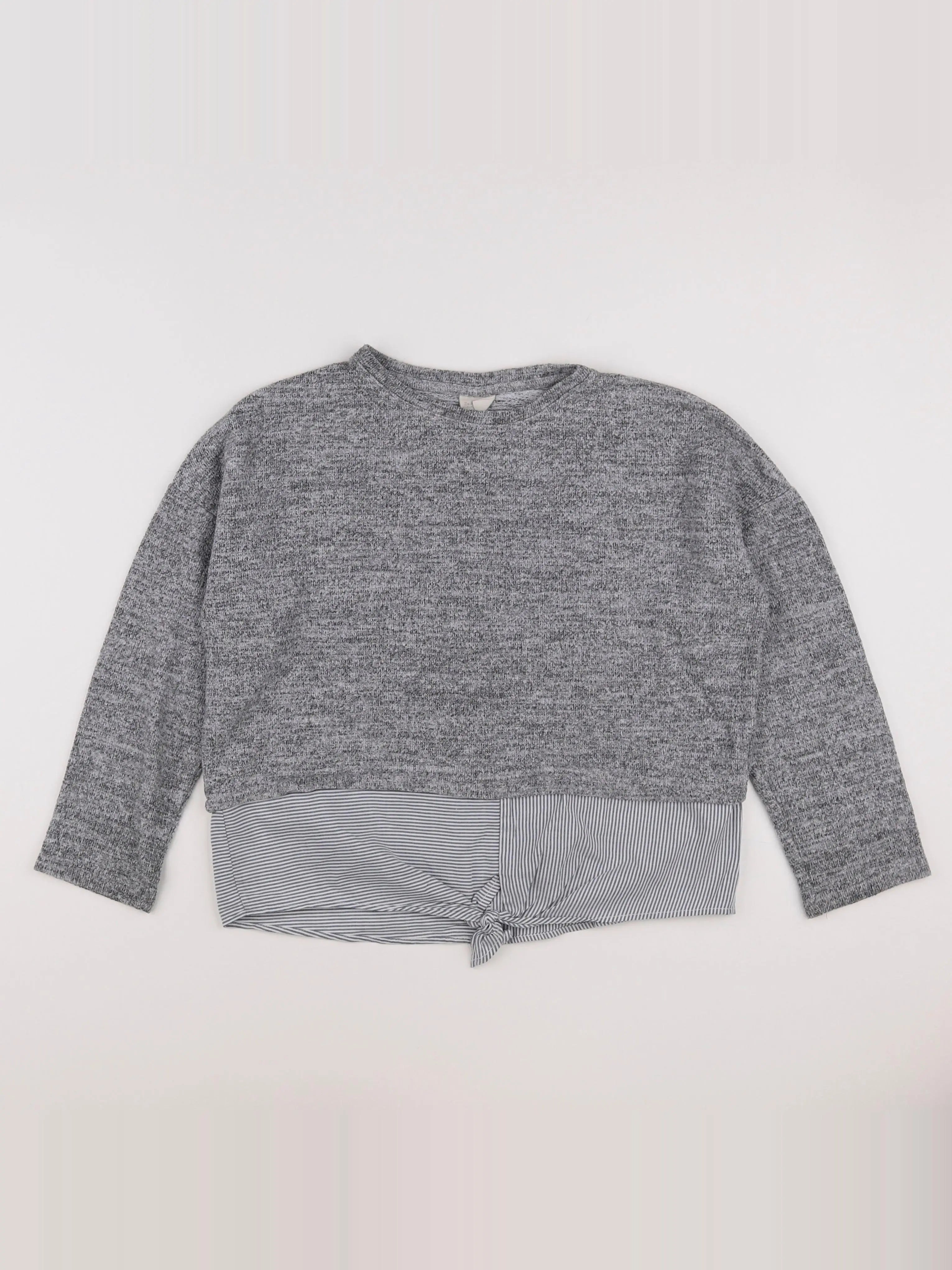 Zara - pull gris - 8 ans