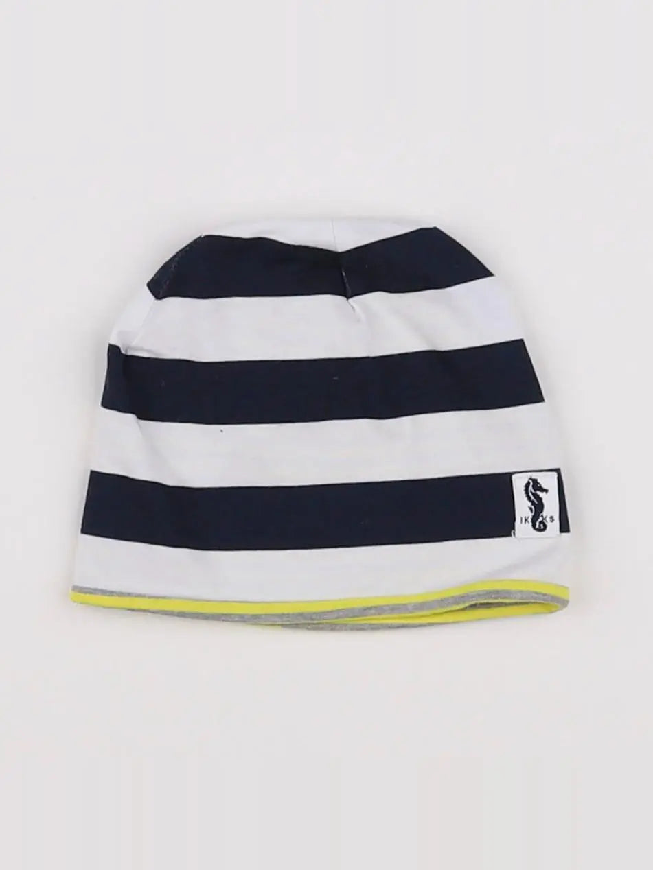 IKKS - bonnet bleu - 12 mois
