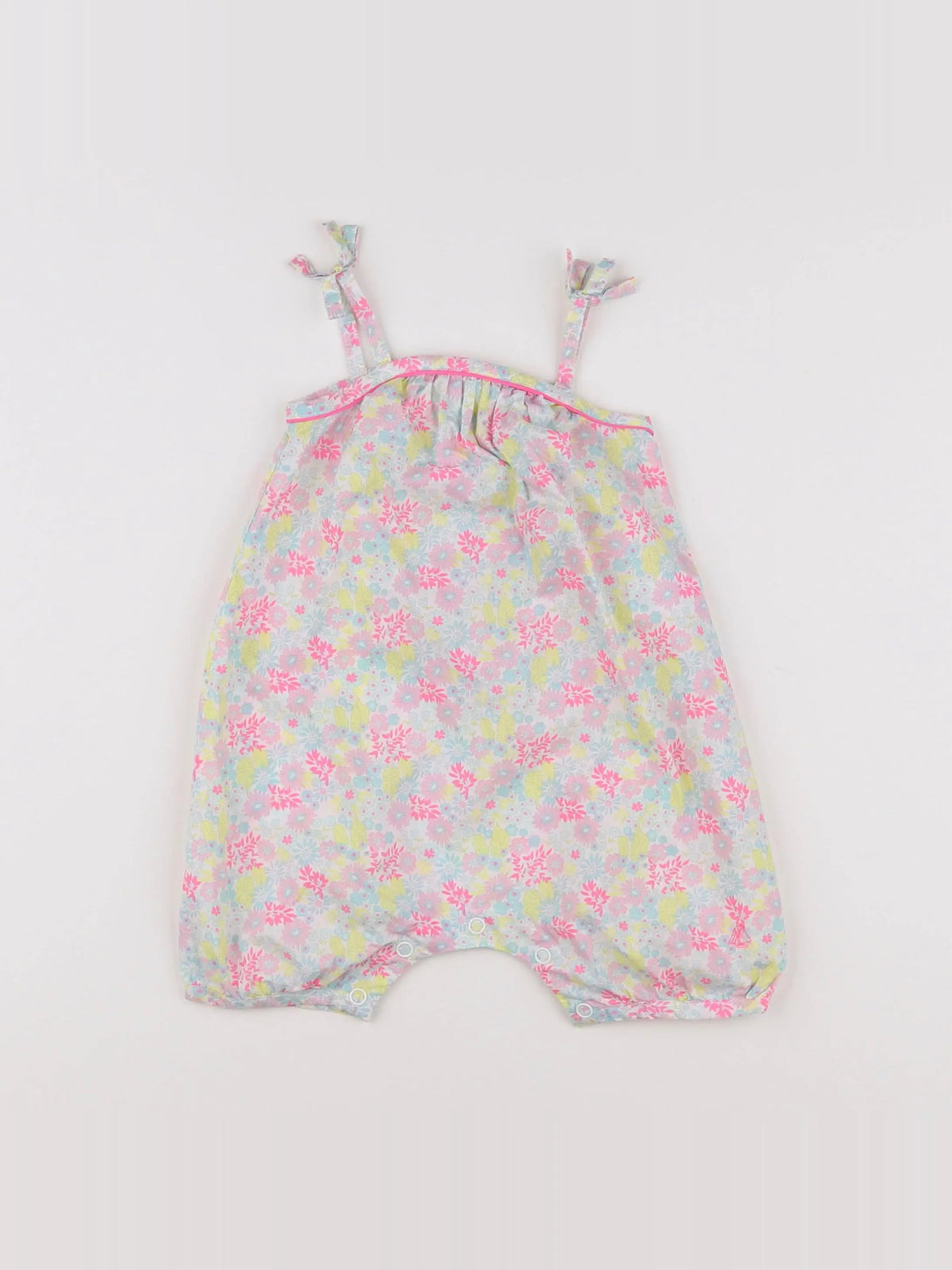 Petit Bateau - combinaison rose - 6 mois