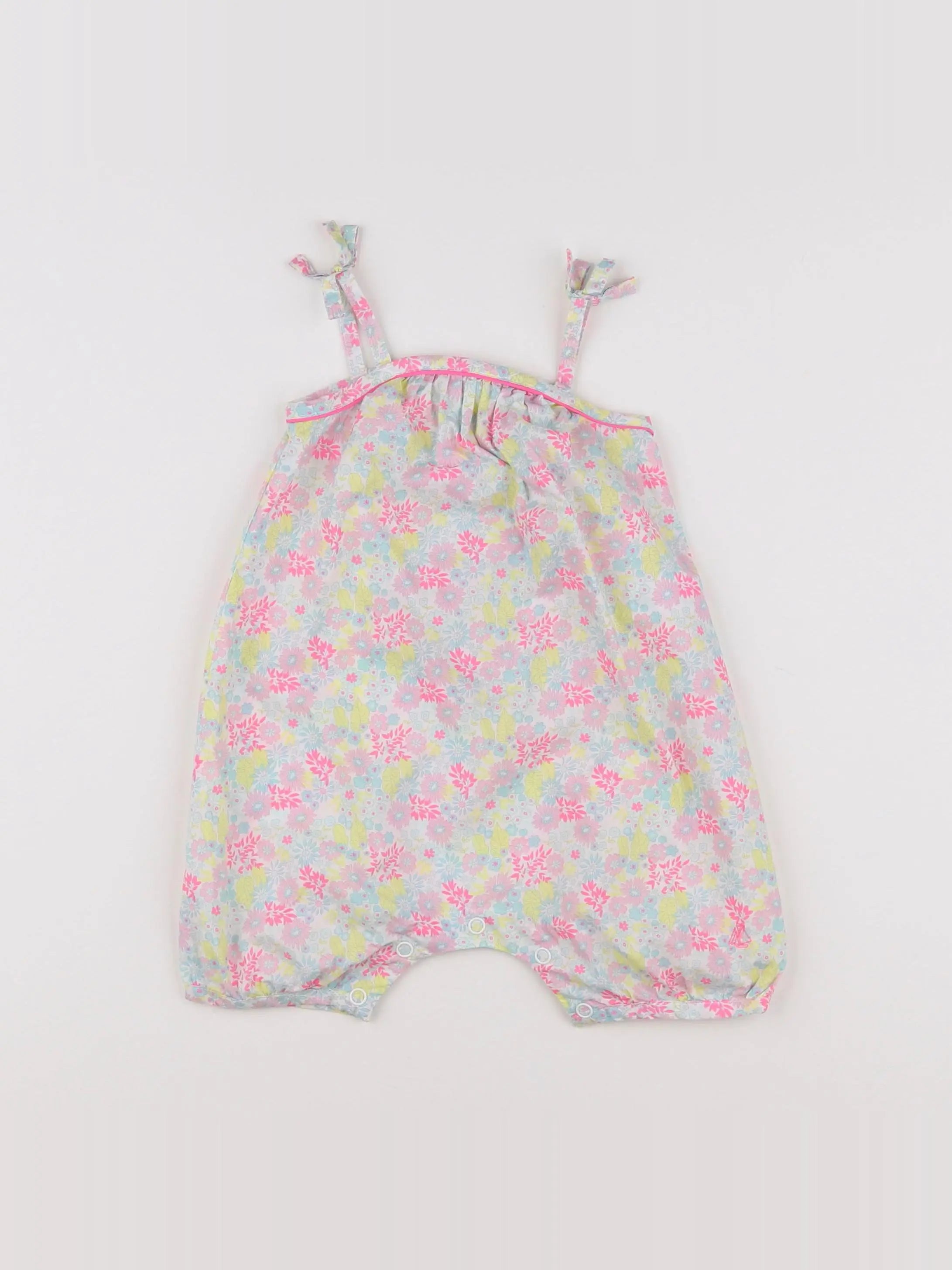 Petit Bateau - combinaison rose - 6 mois