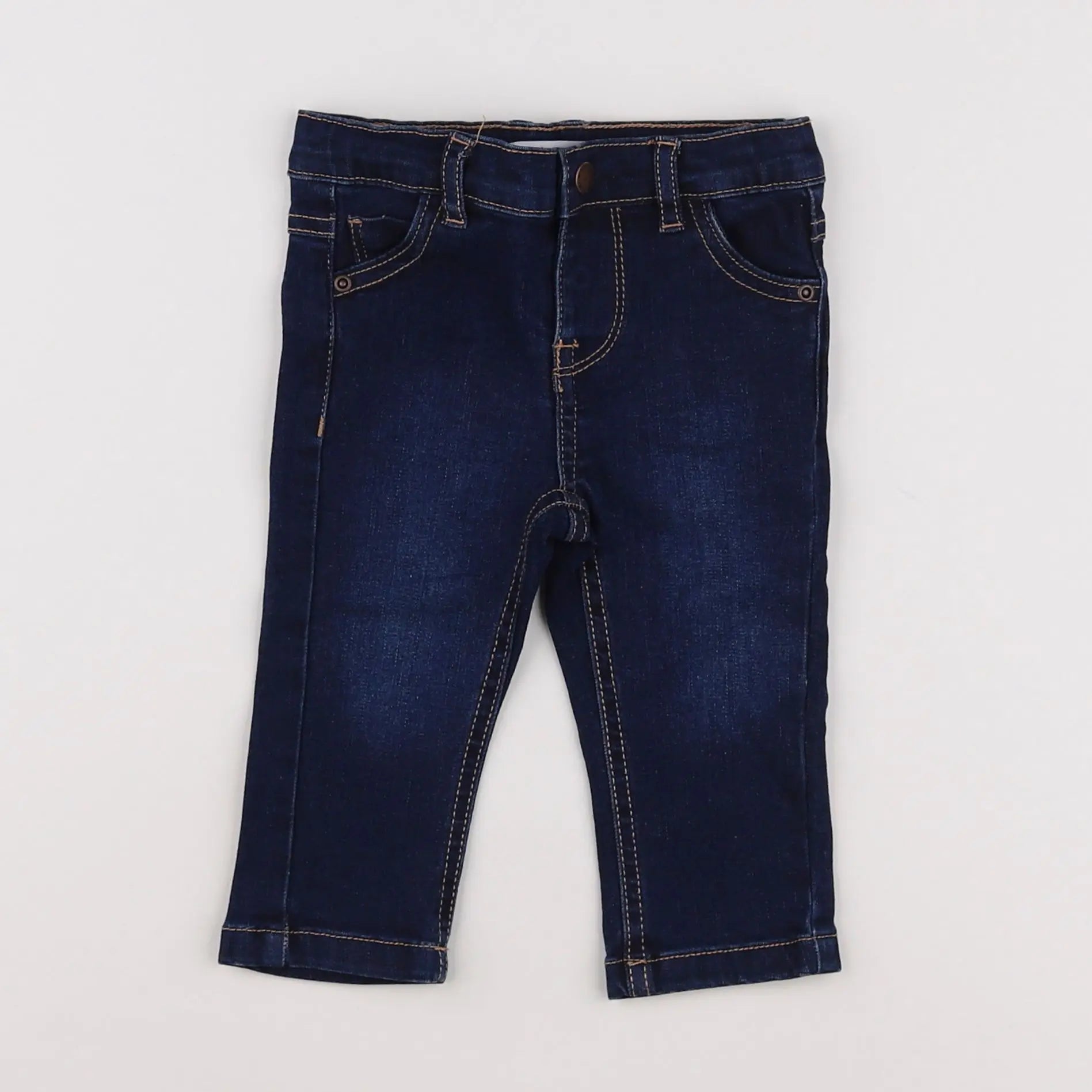 Vertbaudet - jean bleu - 9 mois