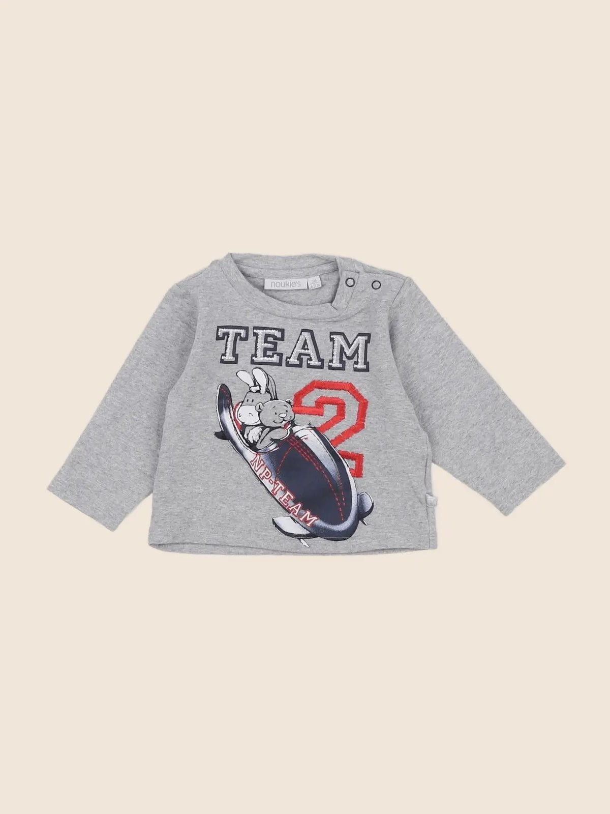 Noukie's - tee-shirt gris - 3 mois