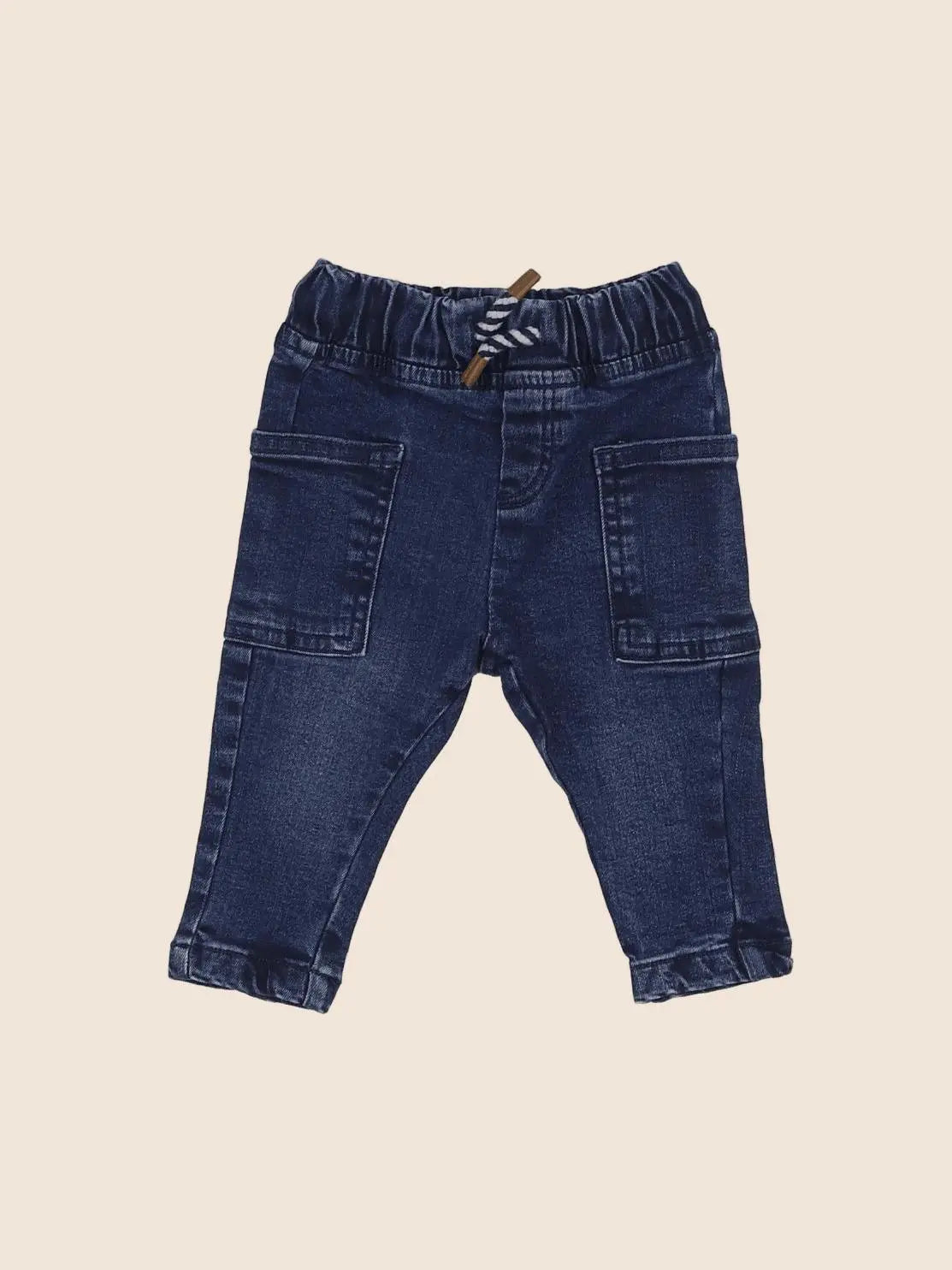 Vertbaudet - jean bleu - 3 mois