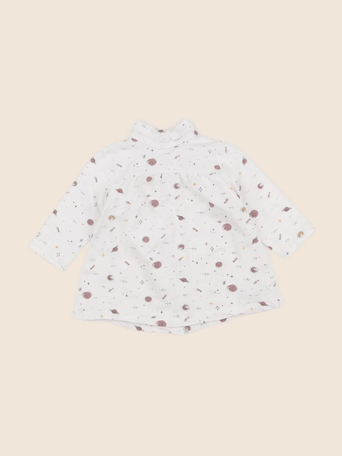 Vertbaudet - robe multicolore - 9 mois