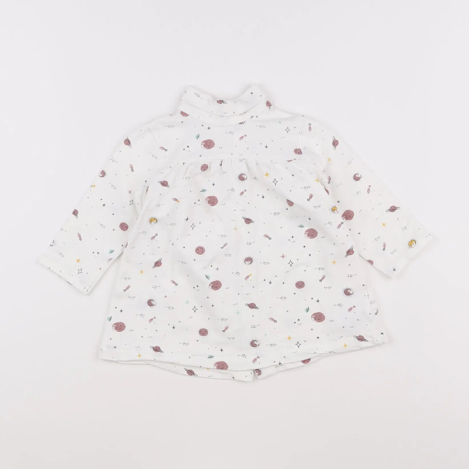 Vertbaudet - robe multicolore - 9 mois
