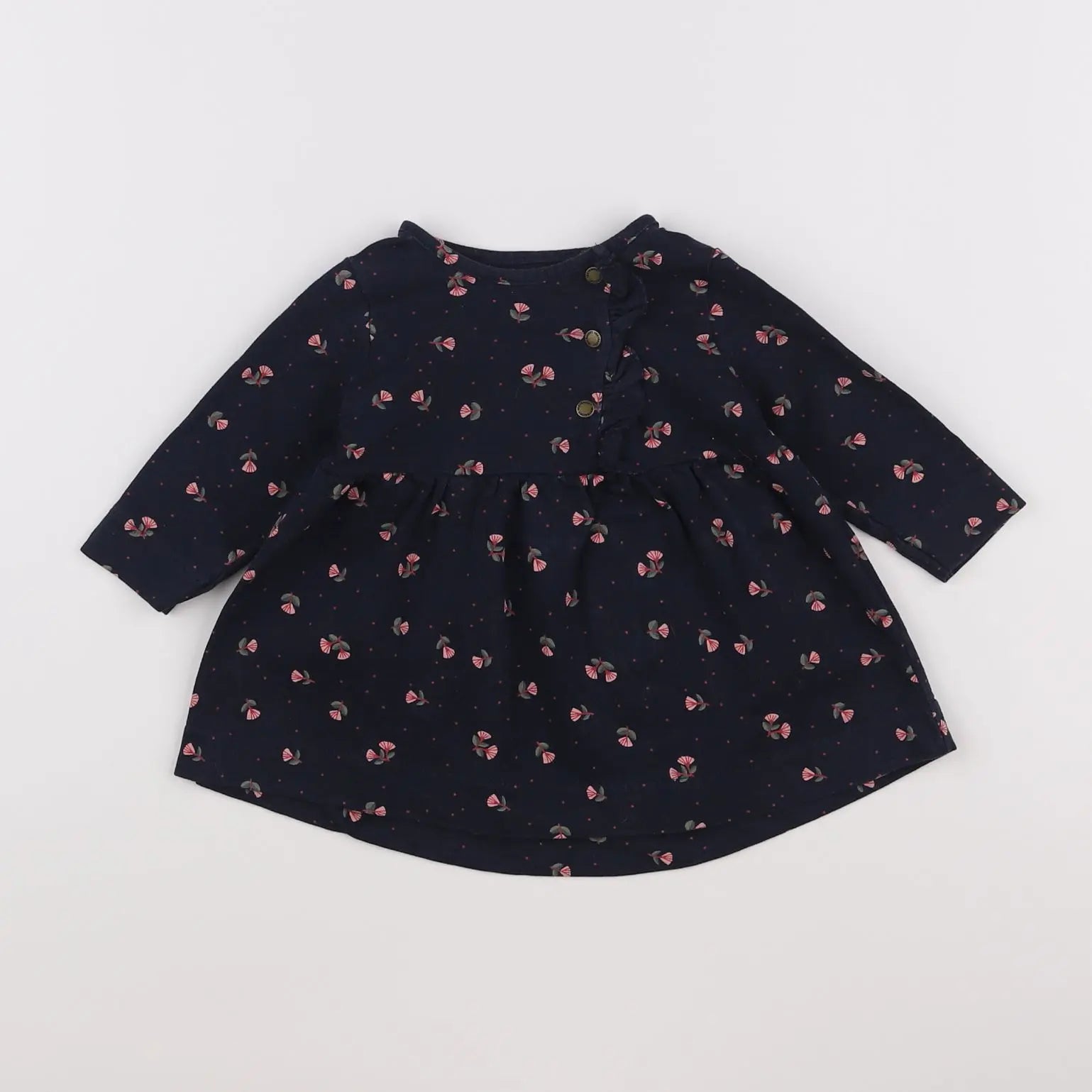 Vertbaudet - robe bleu - 6 mois