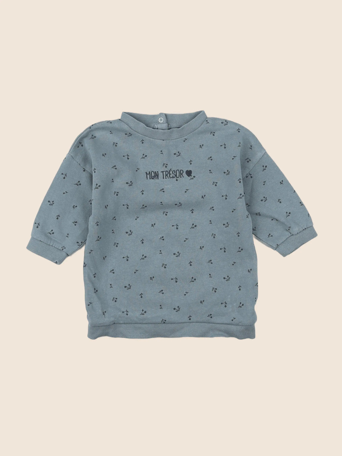 Vertbaudet - robe bleu - 12 mois