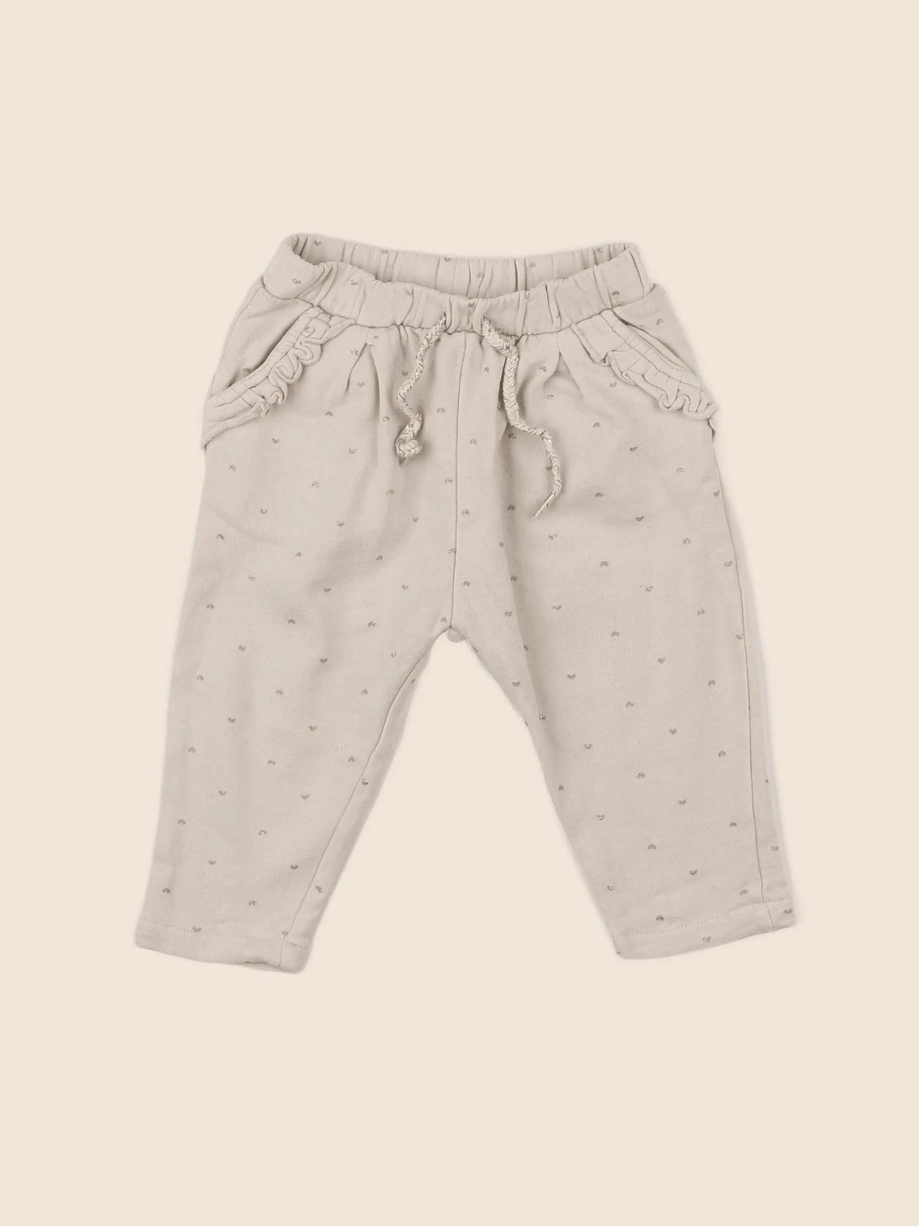 Vertbaudet - pantalon beige - 12 mois