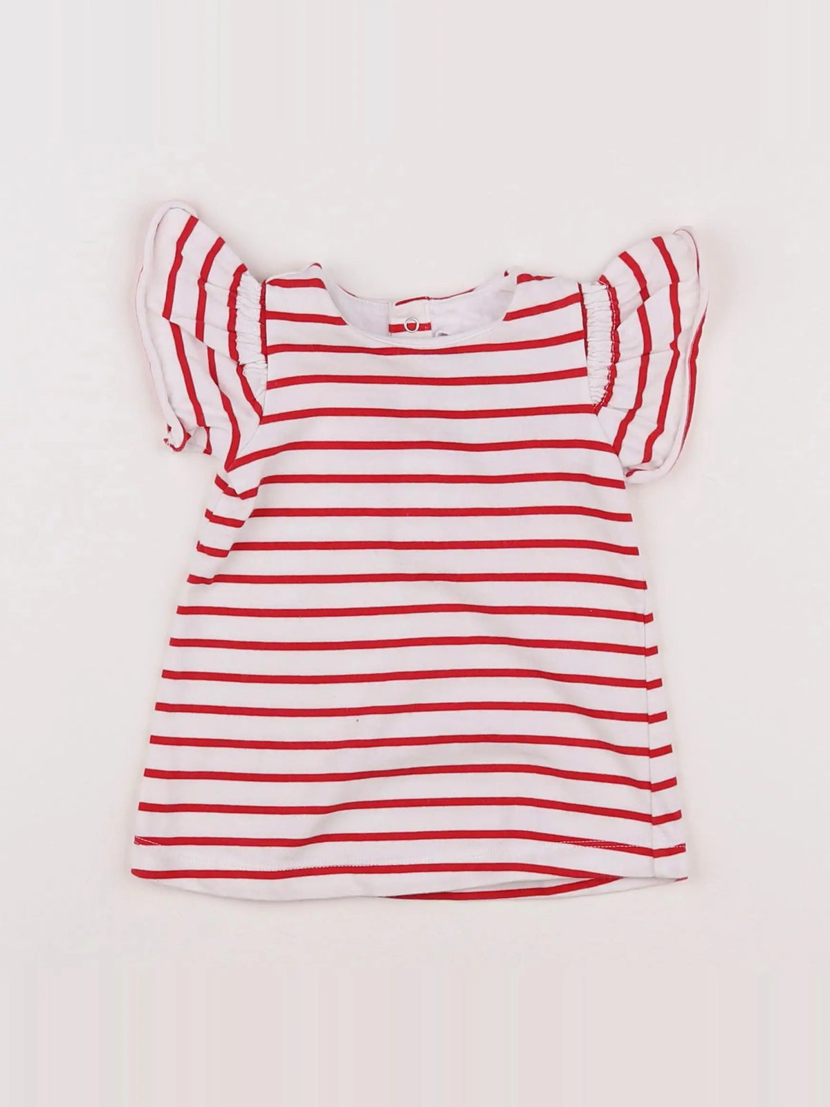 Jacadi - robe blanc, rouge - 6 mois
