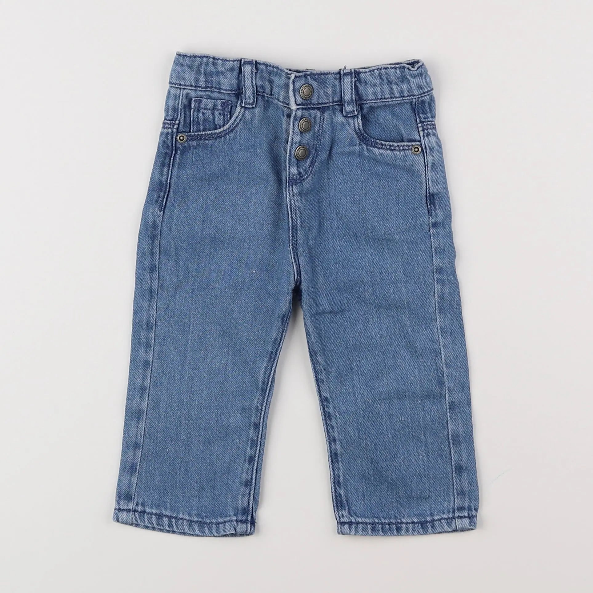 Vertbaudet - jean bleu - 9 mois