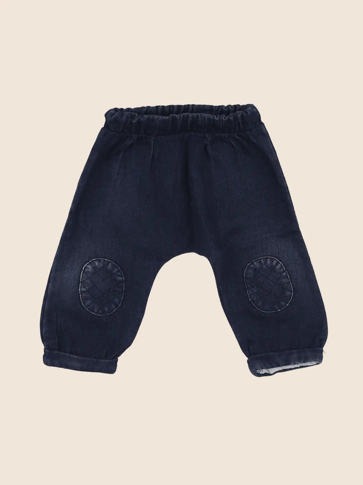 Vertbaudet - pantalon bleu - 12 mois