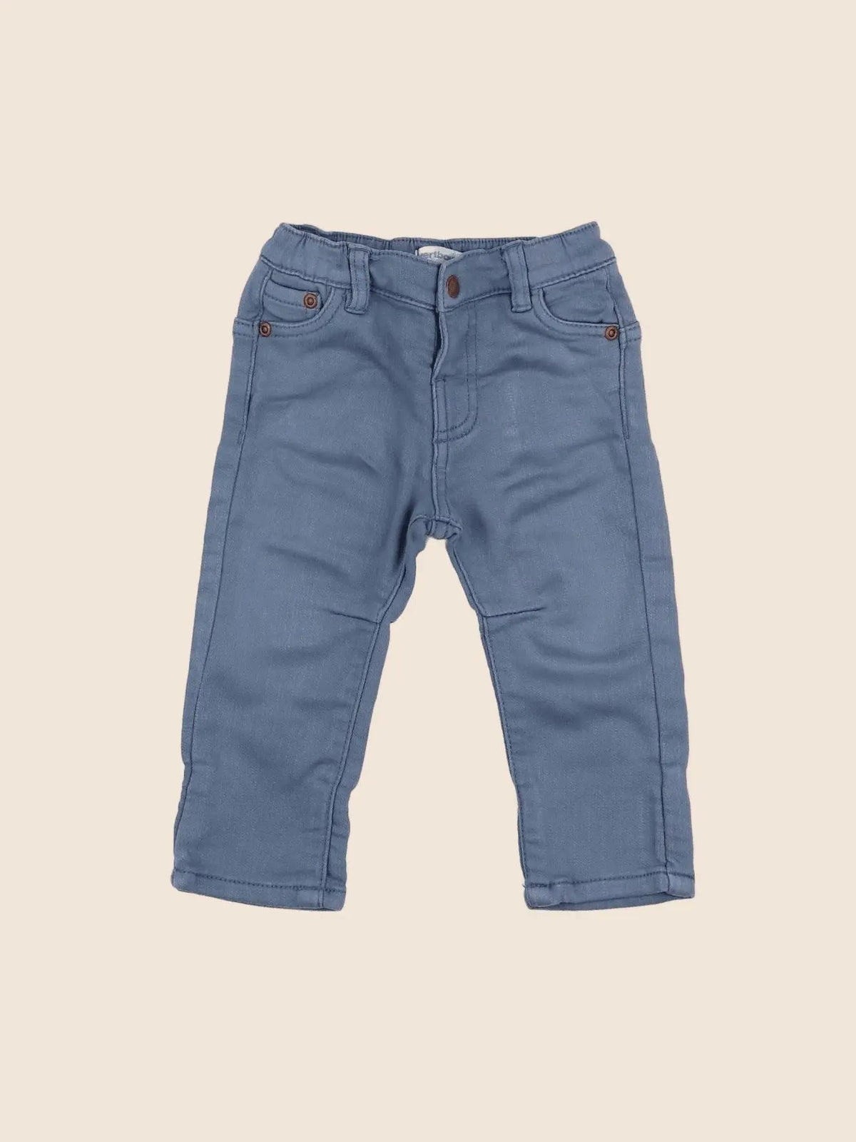 Vertbaudet - pantalon bleu - 6 mois