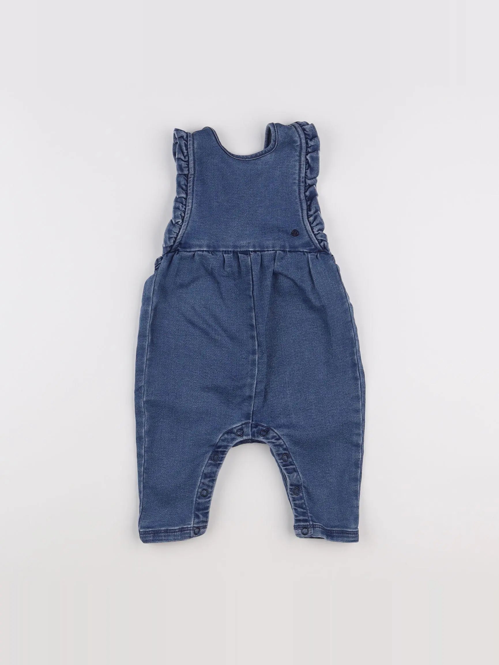 Petit Bateau - salopette bleu - 6 mois