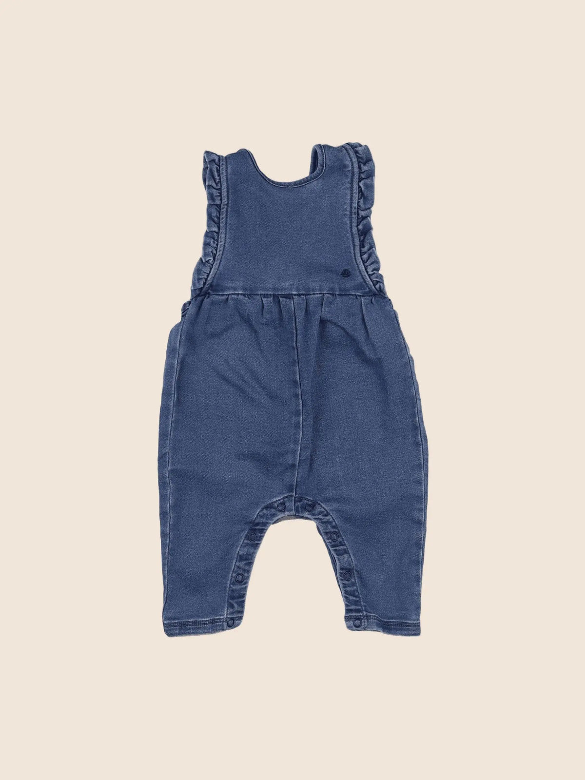 Petit Bateau - salopette bleu - 6 mois