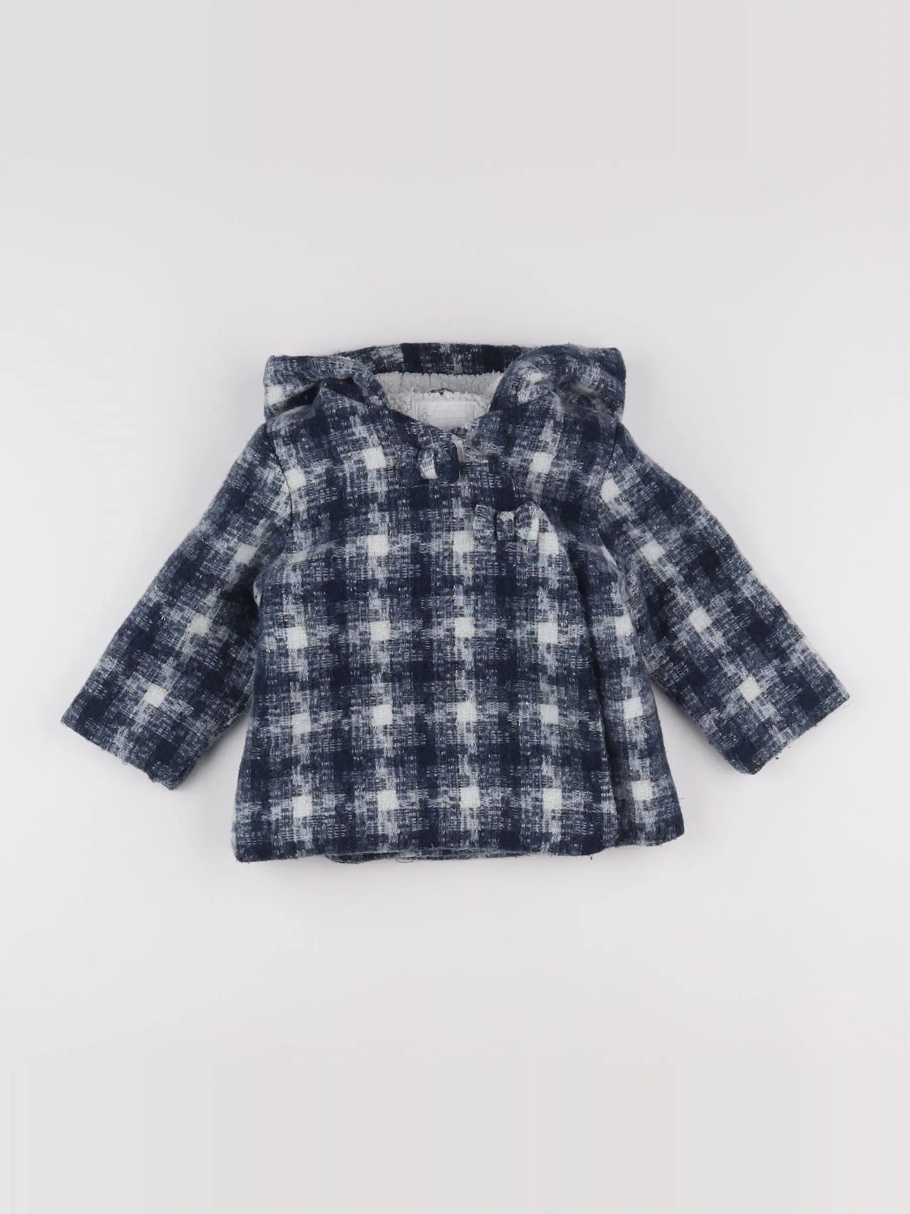 Vertbaudet - manteau bleu - 18 mois