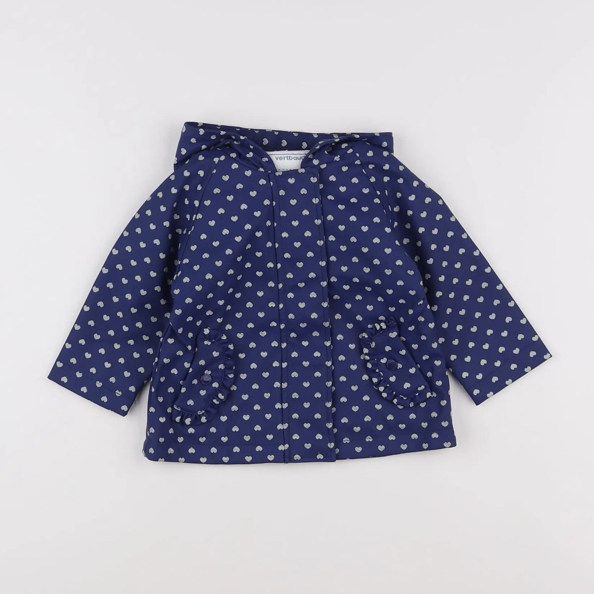 Vertbaudet - imperméable bleu - 12 mois
