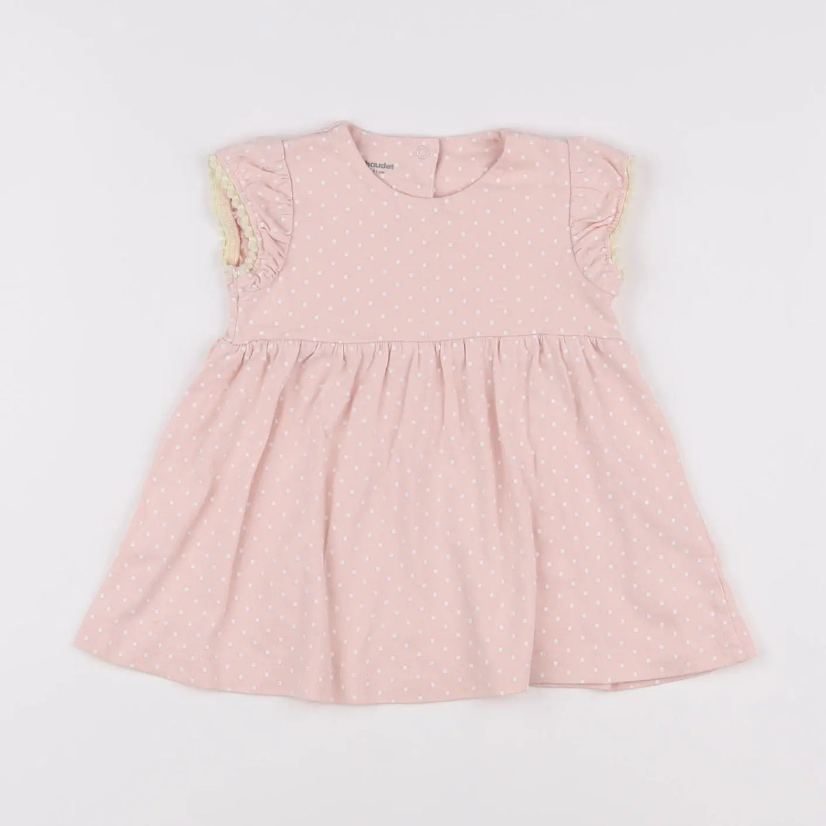 Vertbaudet - robe rose - 9 mois