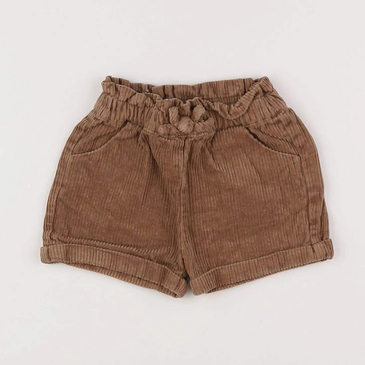 Vertbaudet - short marron - 9 mois