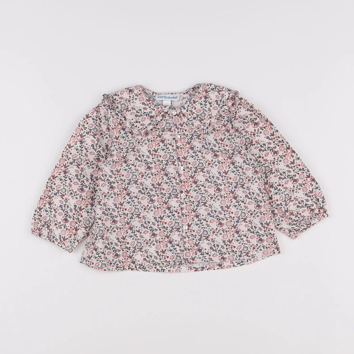Vertbaudet - blouse multicolore - 12 mois