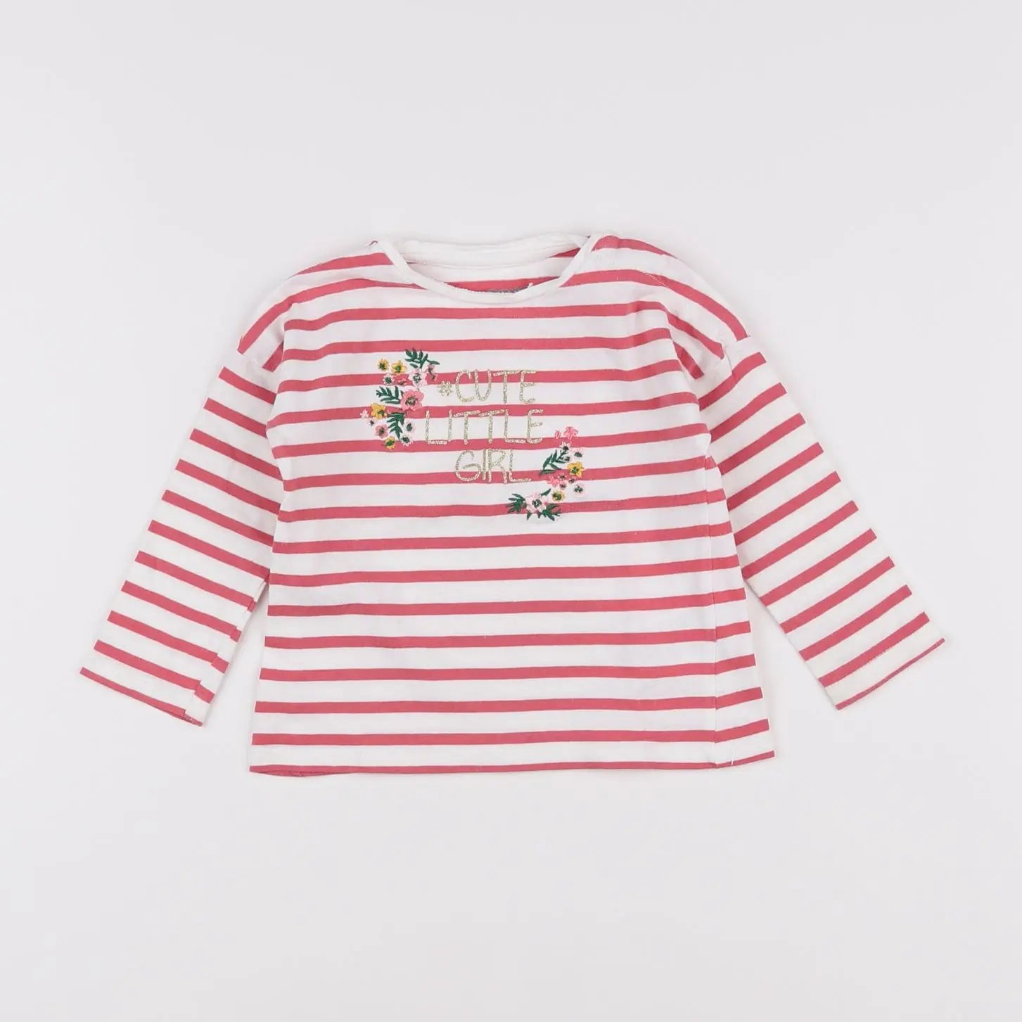 Vertbaudet - tee-shirt rose - 12 mois