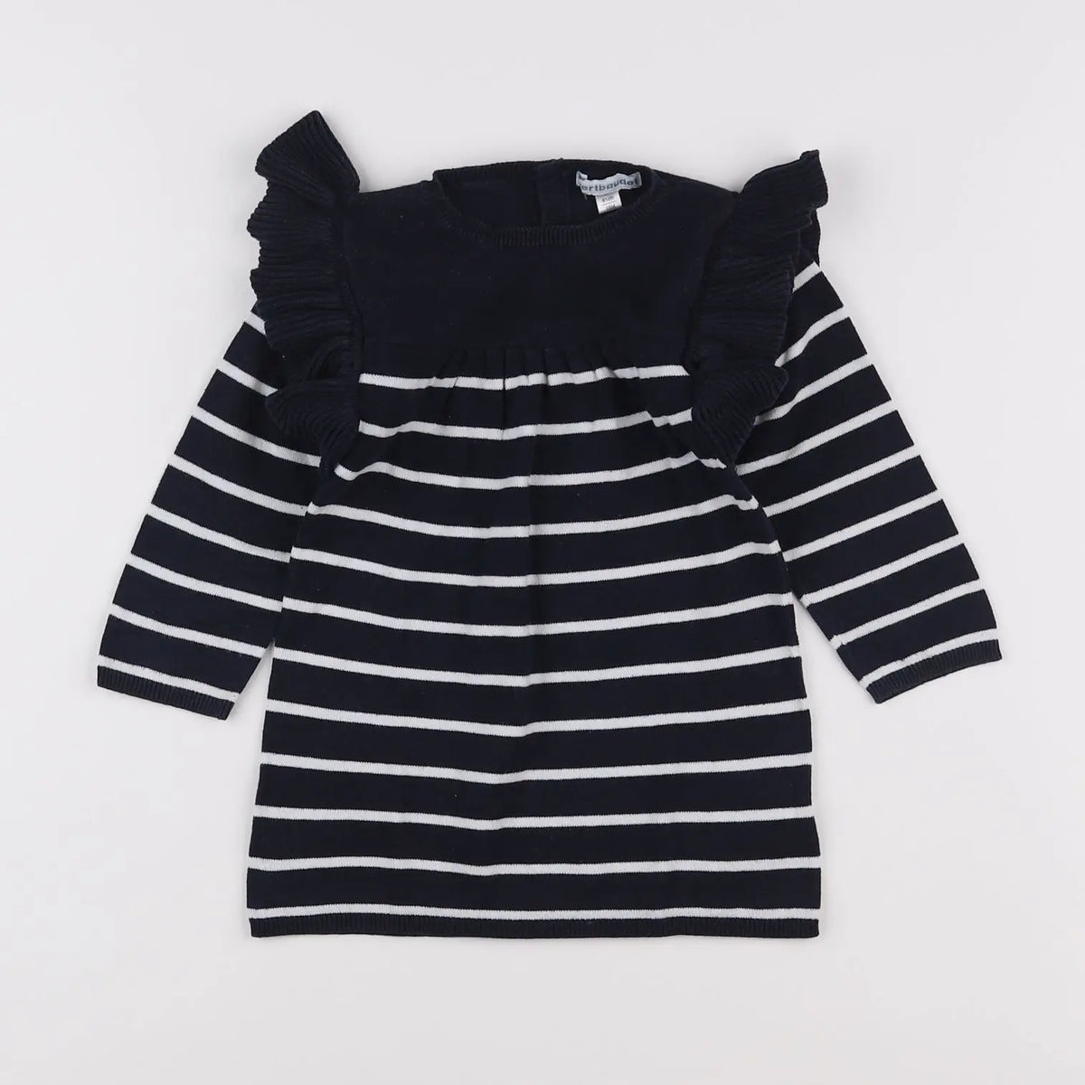 Vertbaudet - robe bleu - 18 mois