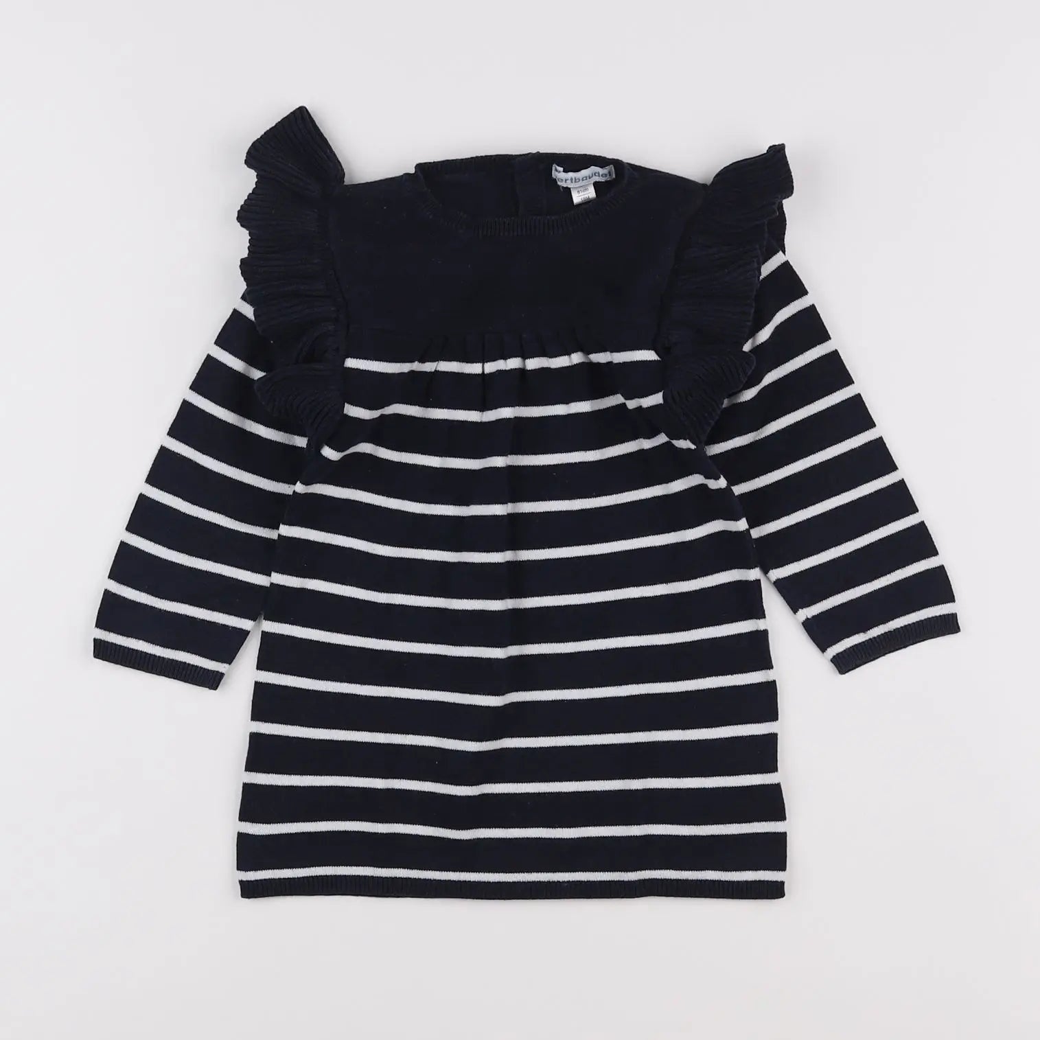 Vertbaudet - robe bleu - 18 mois