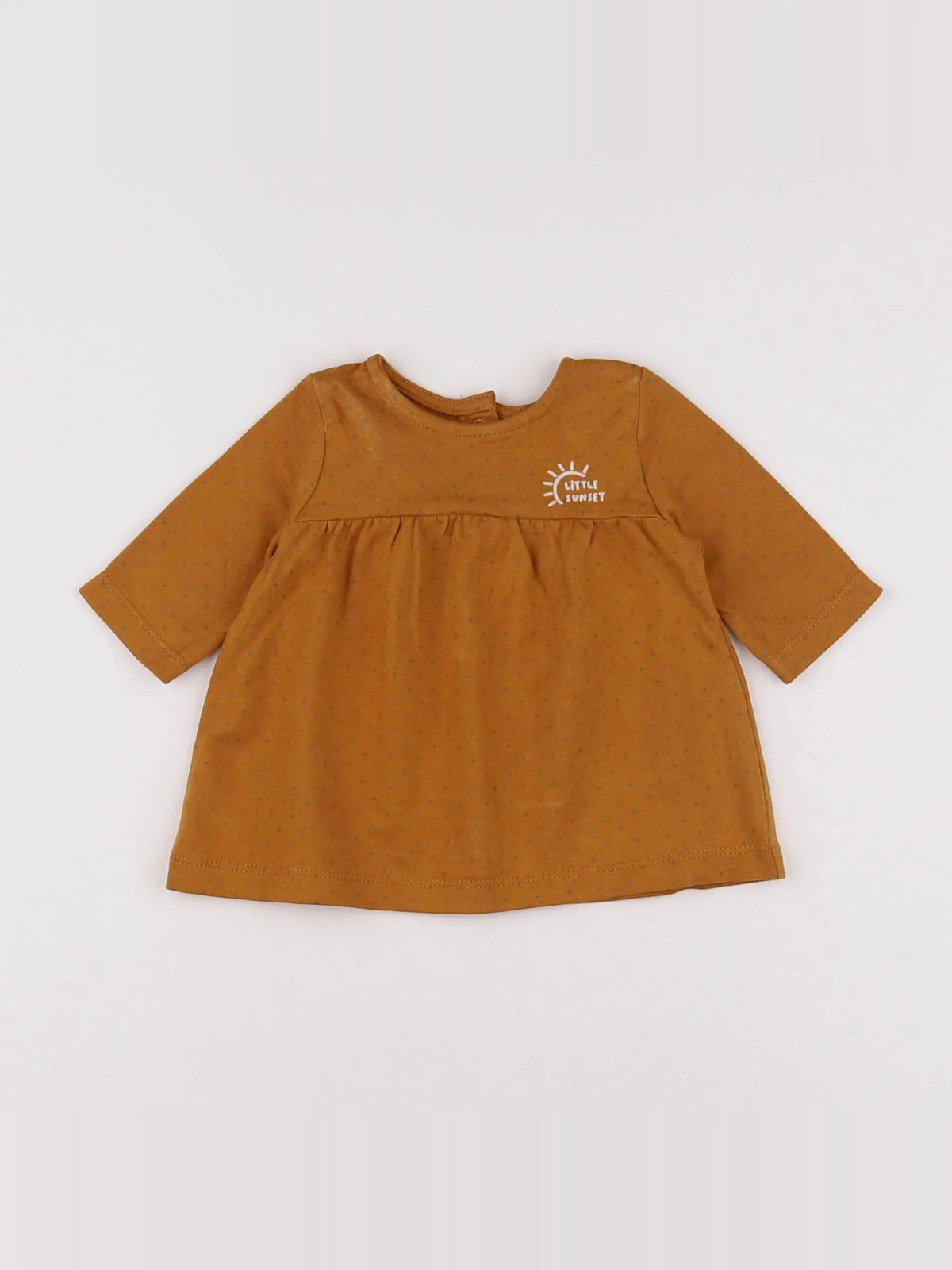 Vertbaudet - robe marron - 1 mois