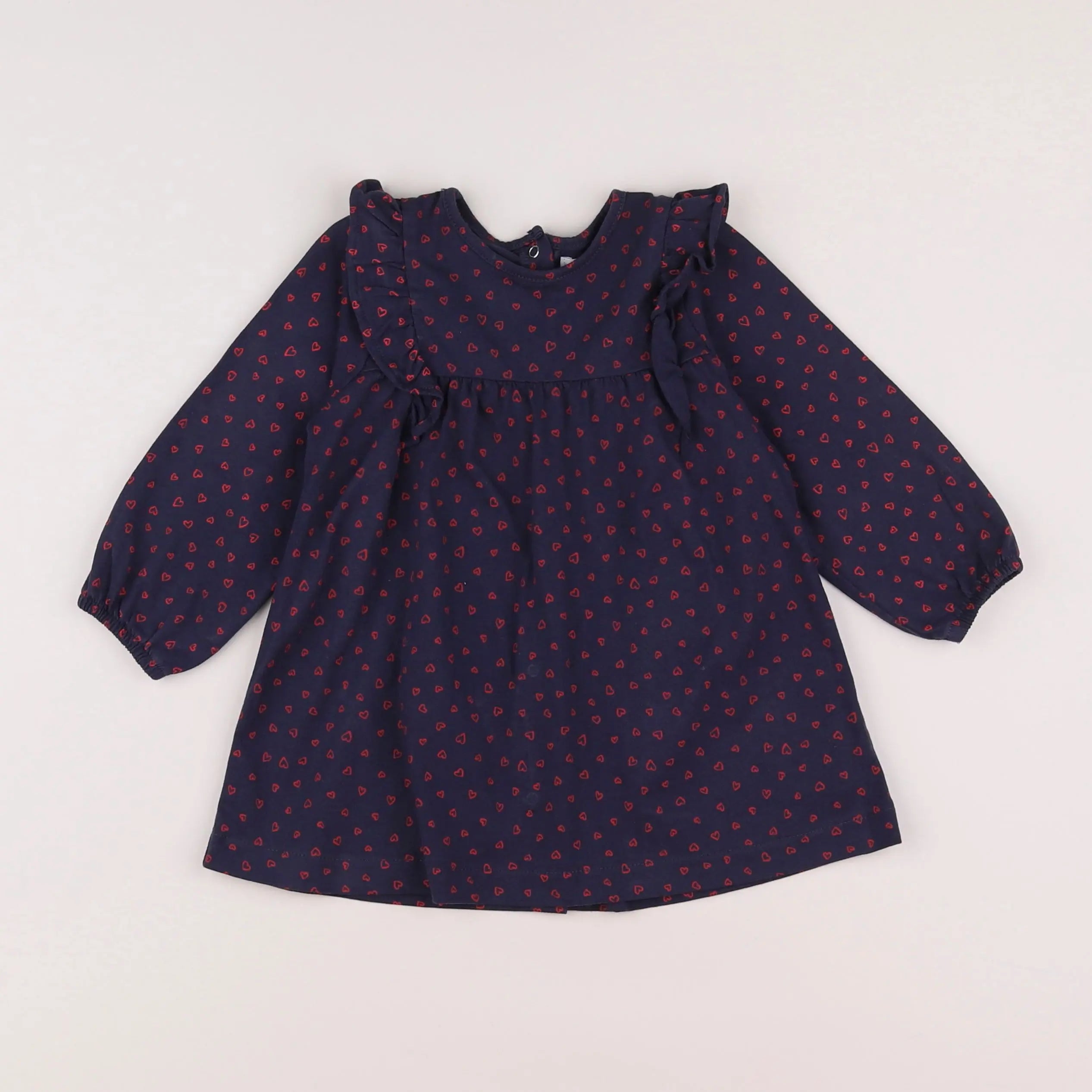 Vertbaudet - robe bleu - 18 mois
