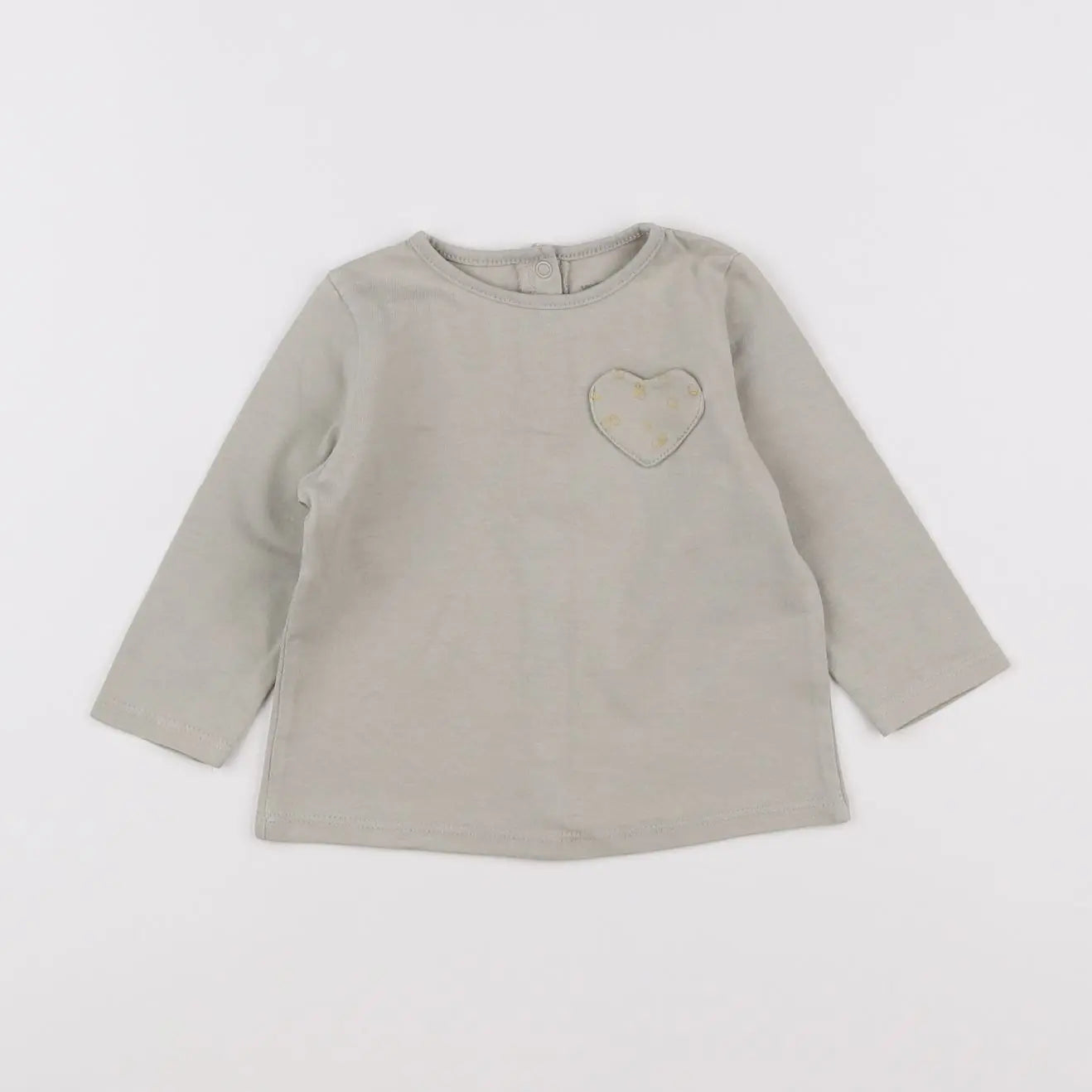 Vertbaudet - tee-shirt vert - 6 mois