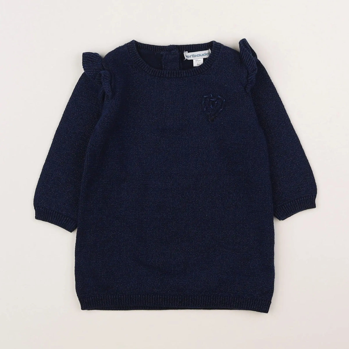 Vertbaudet - robe bleu - 6 mois