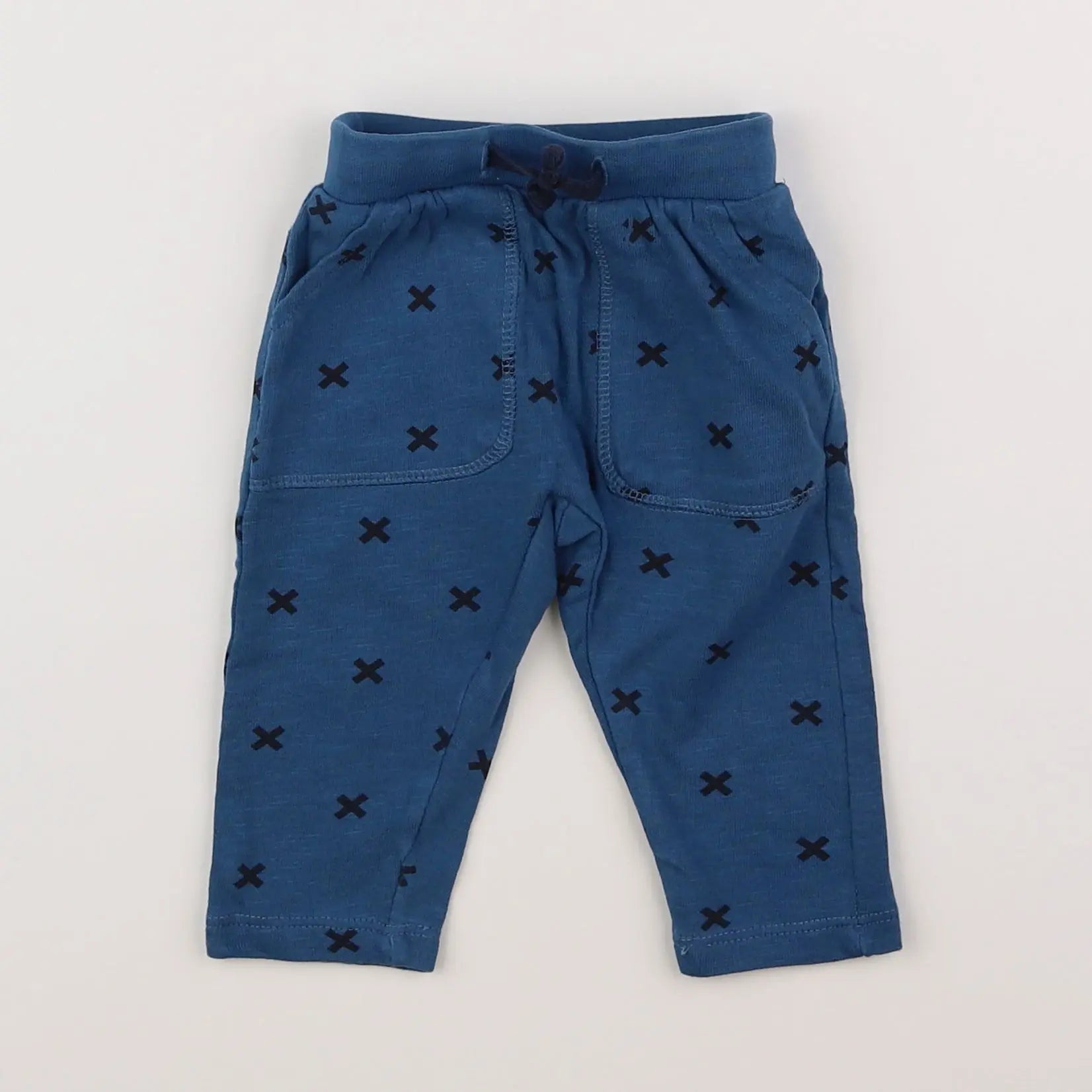 Vertbaudet - jogging bleu - 3 mois