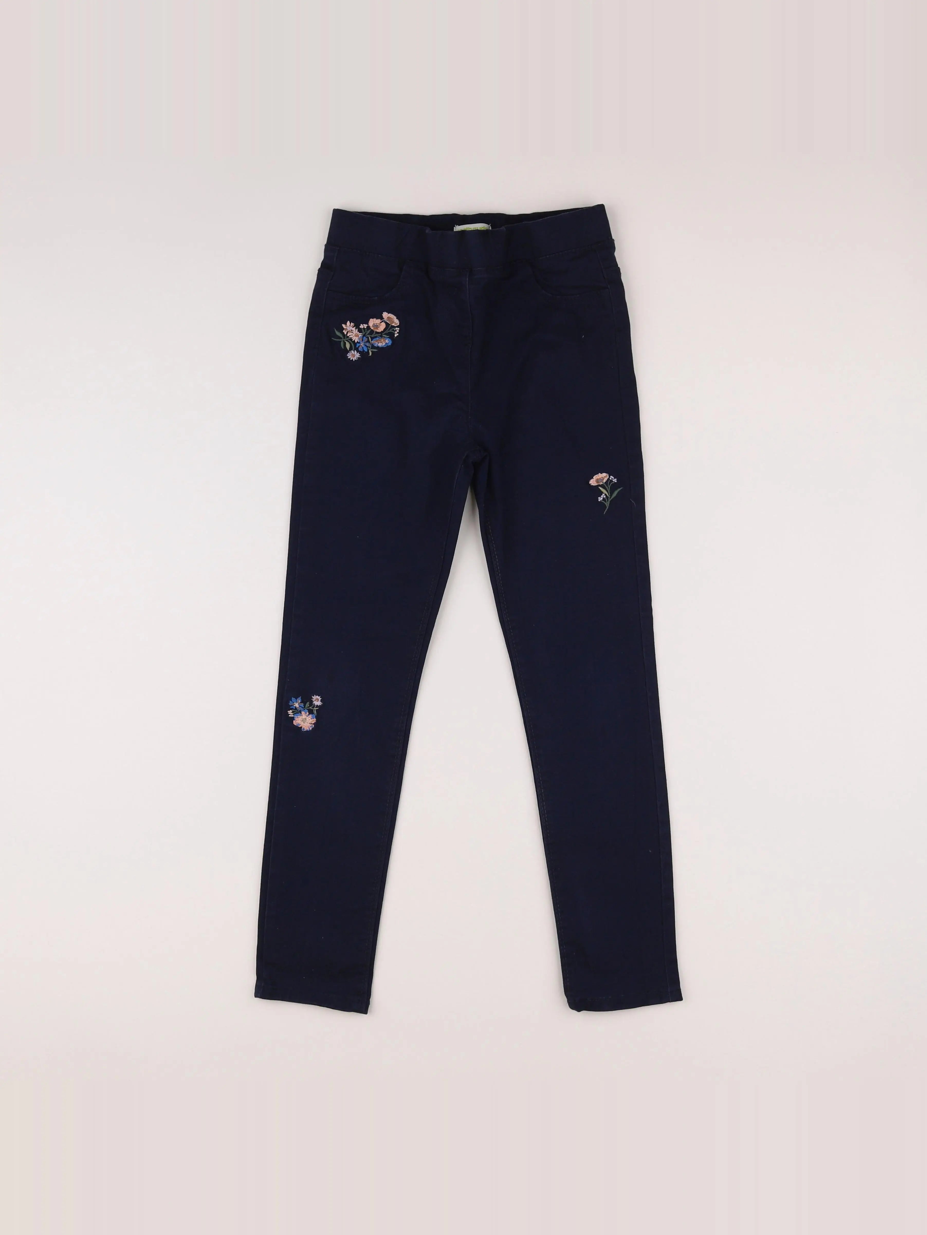 Vertbaudet - pantalon bleu - 9 ans