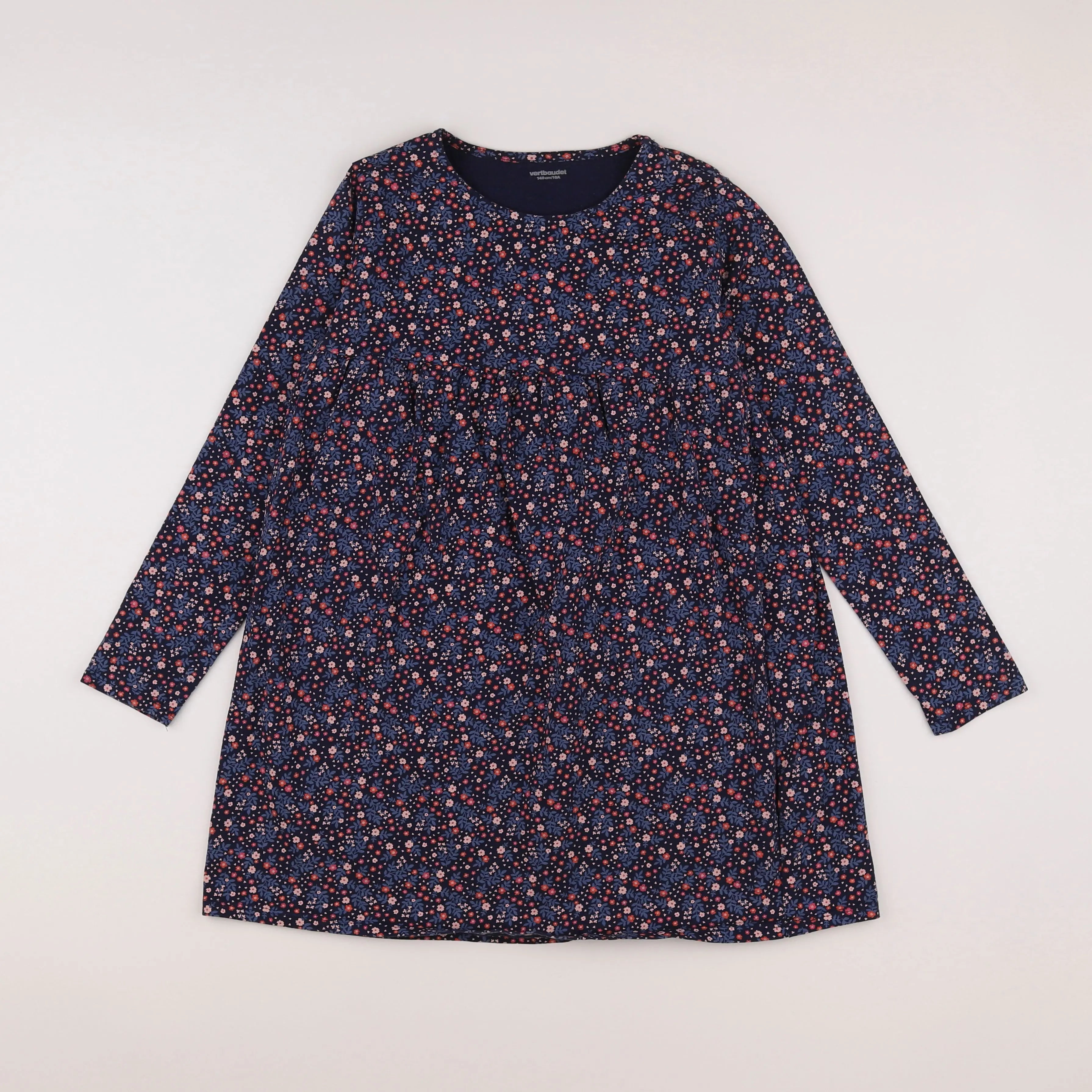 Vertbaudet - robe multicolore - 10 ans