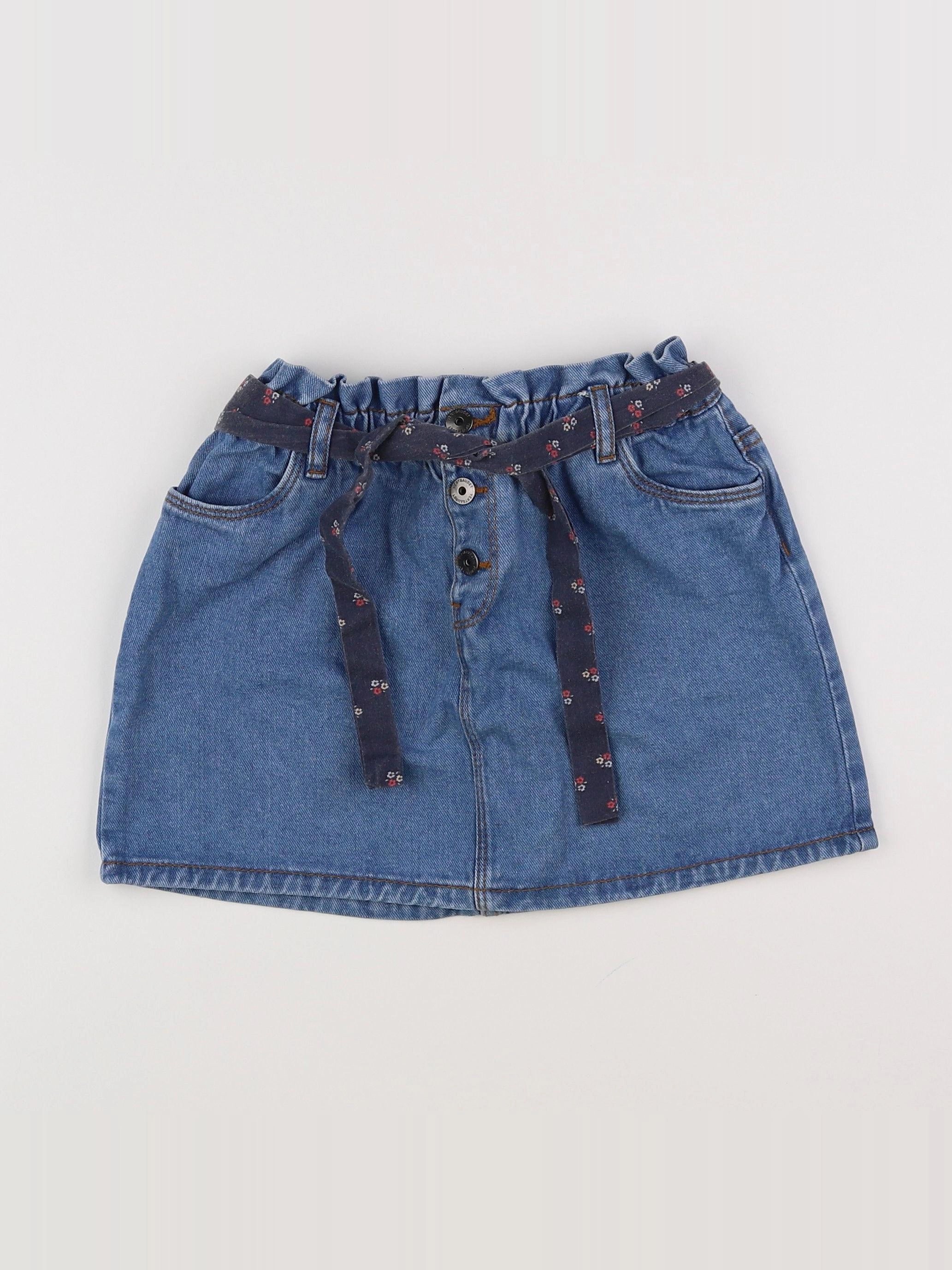 Vertbaudet - jupe bleu - 9 ans