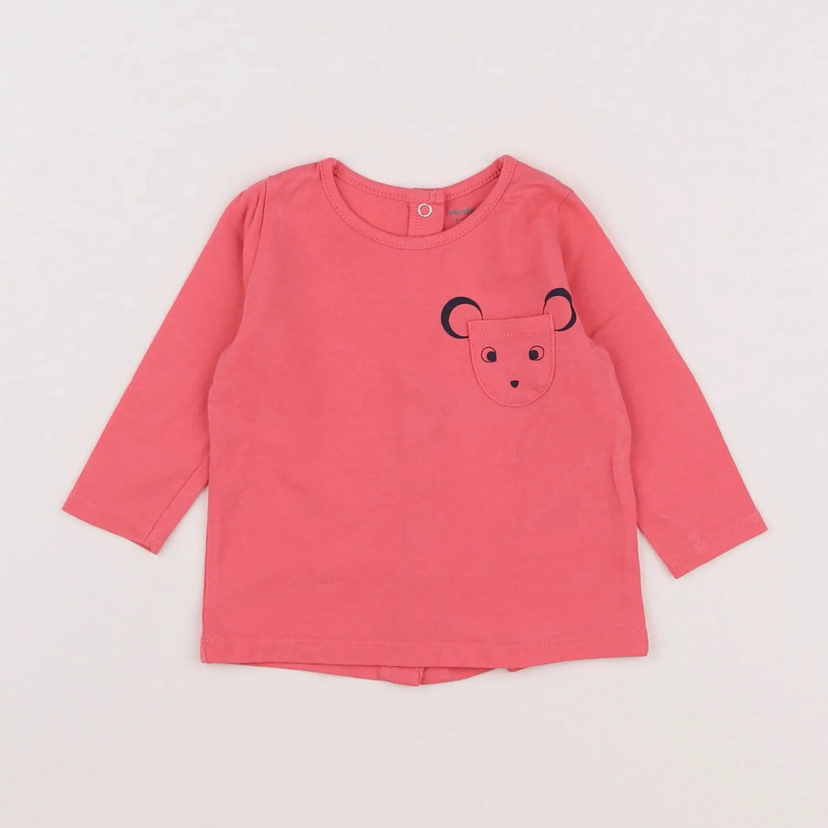 Vertbaudet - tee-shirt rose - 3 mois