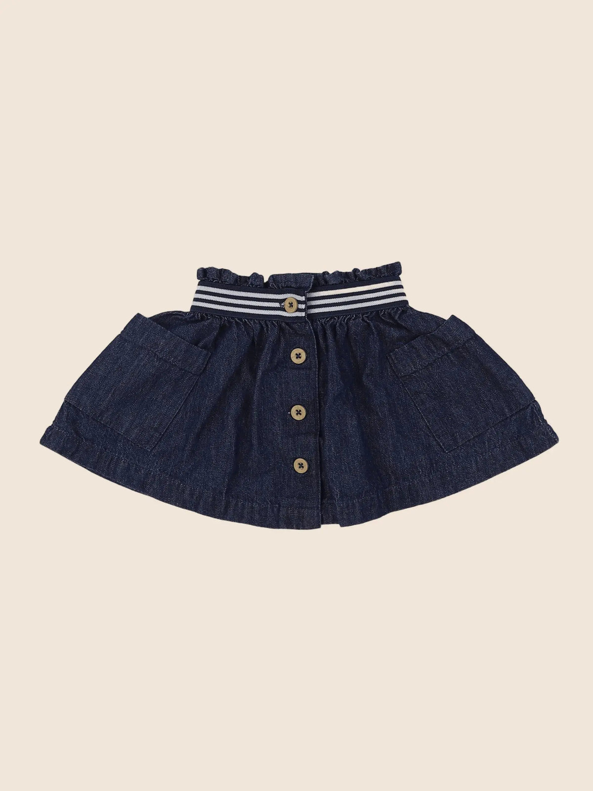 Vertbaudet - jupe bleu - 12 mois