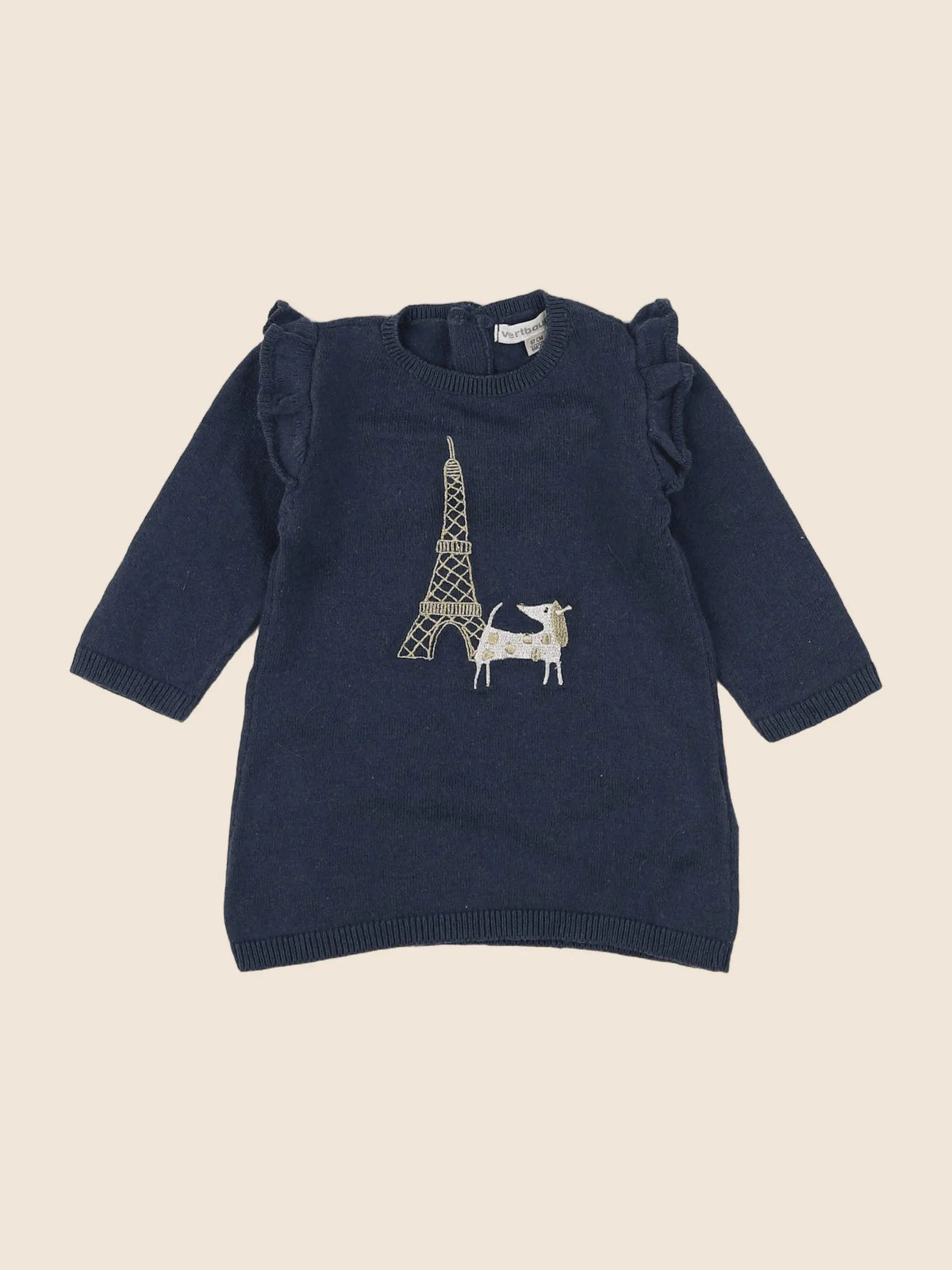 Vertbaudet - robe bleu - 6 mois