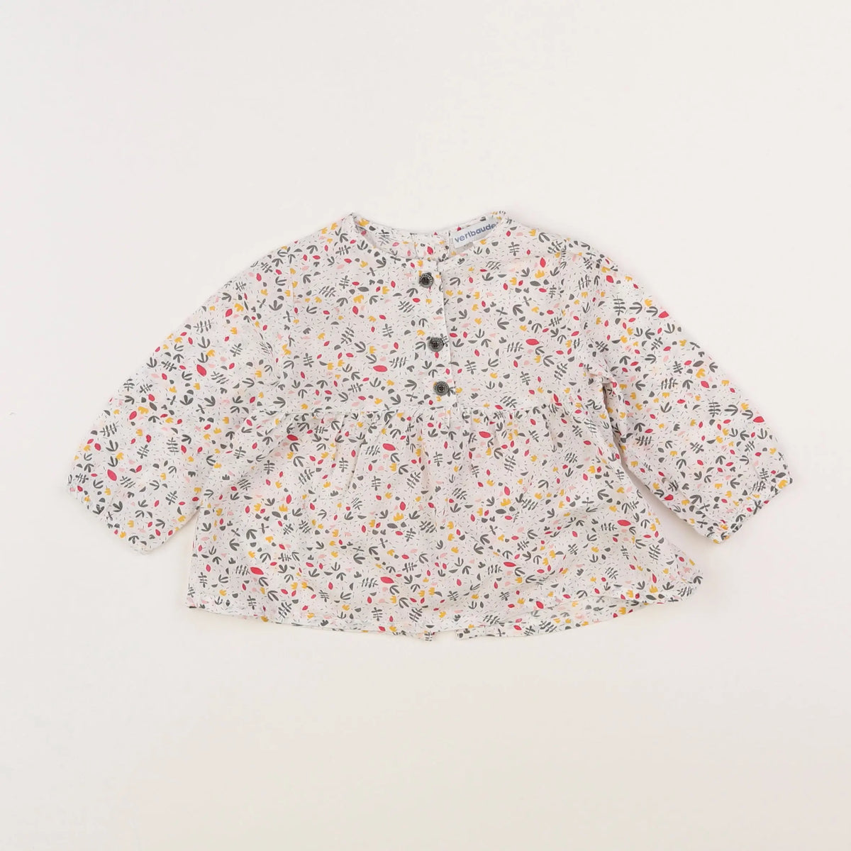 Vertbaudet - blouse multicolore - 6 mois