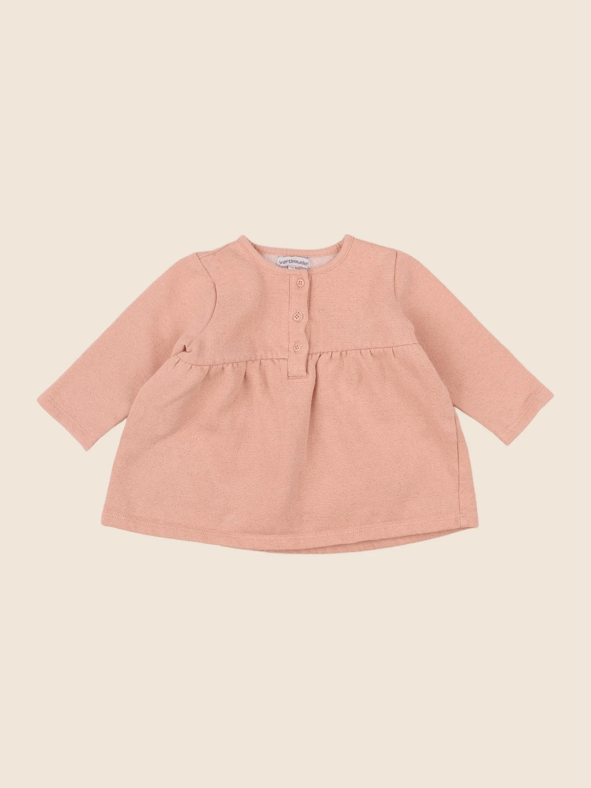 Vertbaudet - robe rose - 12 mois