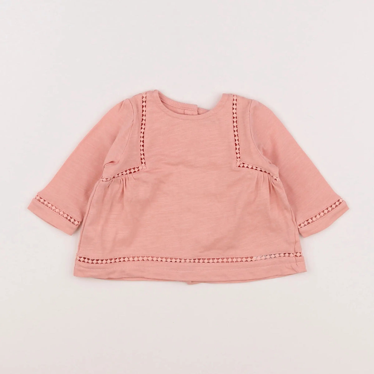 Vertbaudet - tee-shirt rose - 3 mois