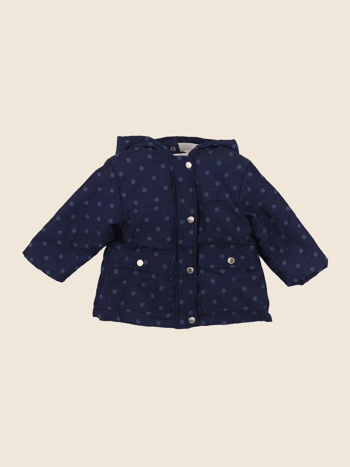 Vertbaudet - parka bleu - 6 mois