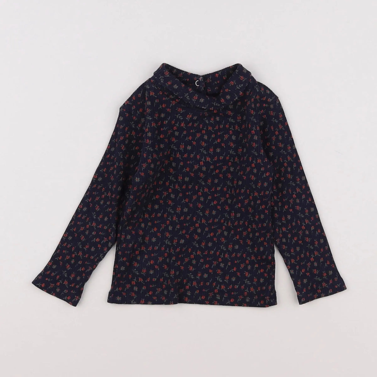 Vertbaudet - tee-shirt bleu - 12 mois