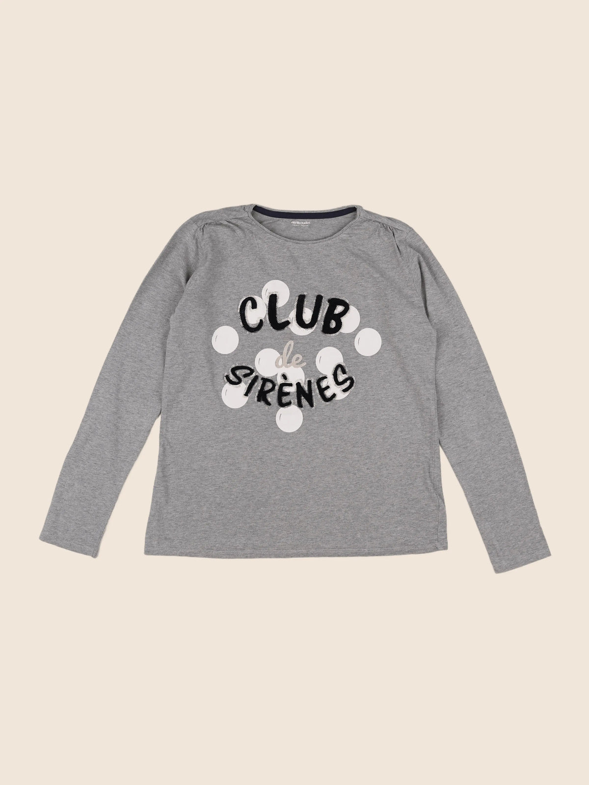 Vertbaudet - tee-shirt gris - 12 ans