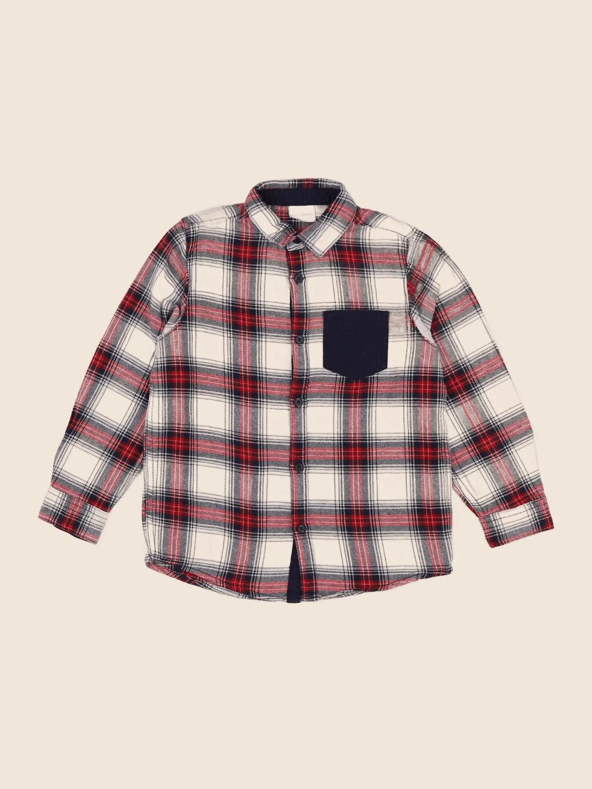 Vertbaudet - chemise multicolore - 8 ans
