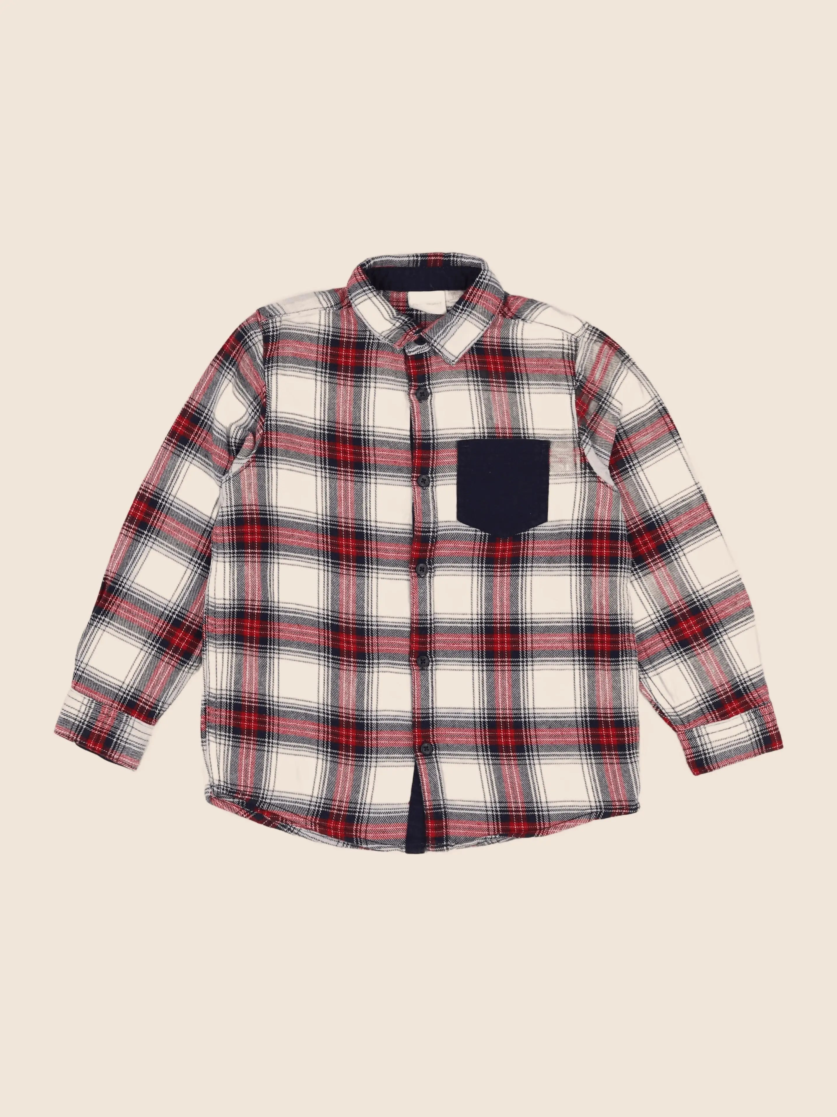 Vertbaudet - chemise multicolore - 8 ans