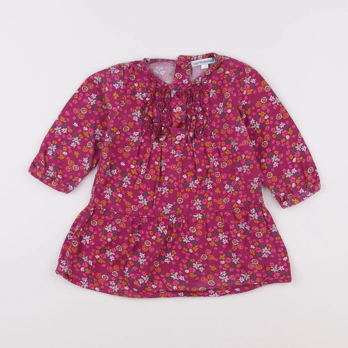 Vertbaudet - robe rose - 2 ans