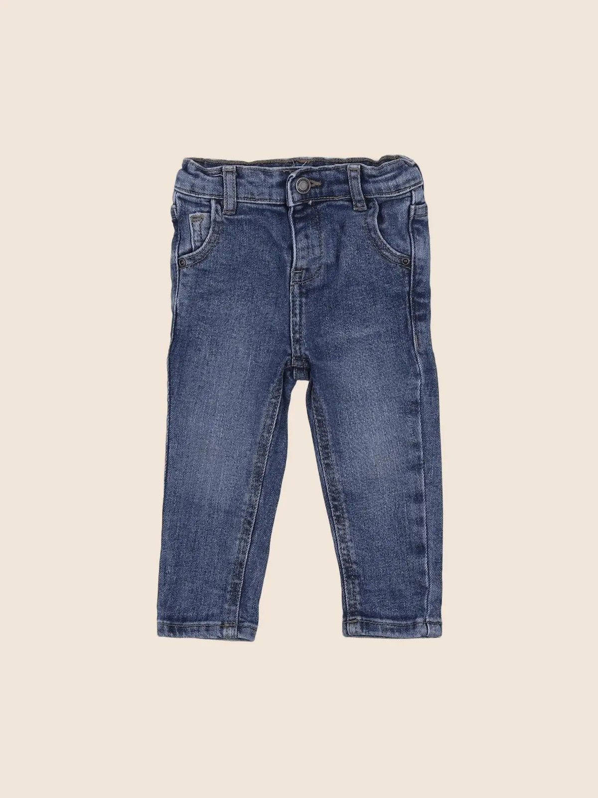 Vertbaudet - jean bleu - 6 mois