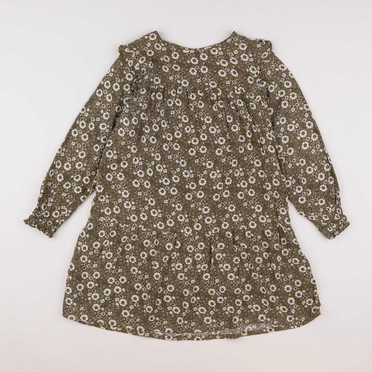Vertbaudet - robe vert - 8 ans