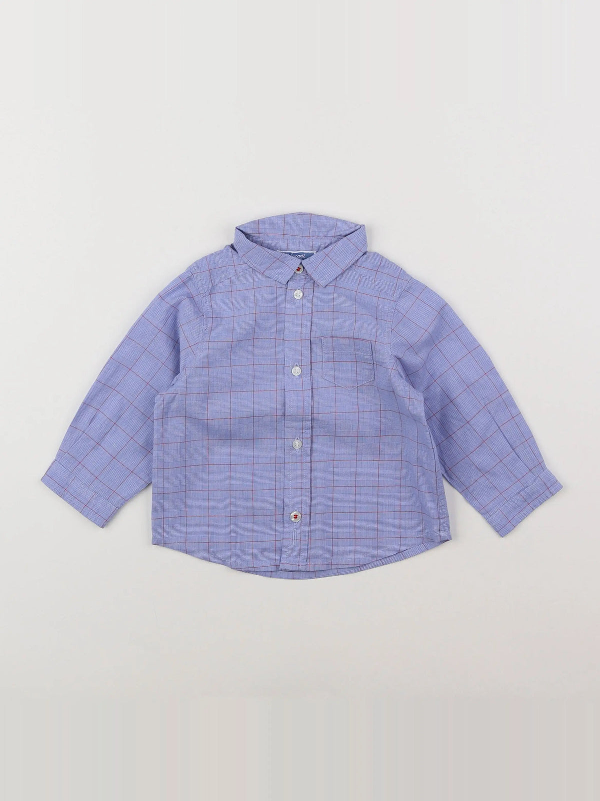 Jacadi - chemise bleu - 12 mois