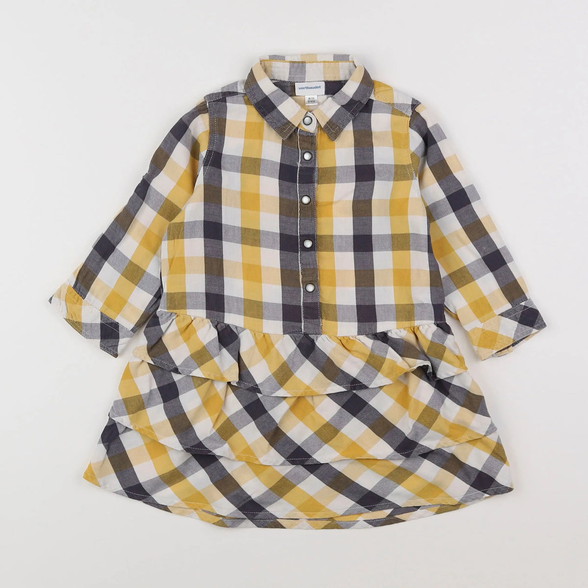 Vertbaudet - robe jaune - 2 ans